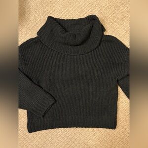 Anthropologie Black Turtleneck Sweater size small